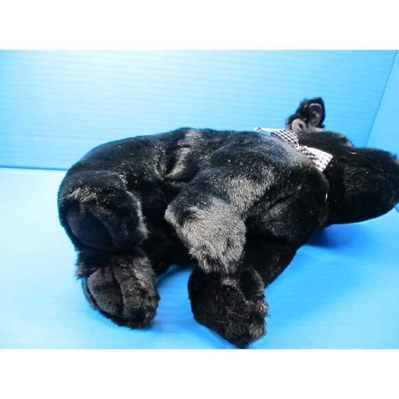 VTG TY Beanie Buddy LUKE Black Lab Dog 10" Plush Stuffed Animal Toy 2001 W/Tag - Picture 8 of 12